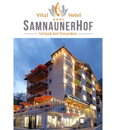 Samnaunerhof  ***S   Vital Hotel  Samnaun